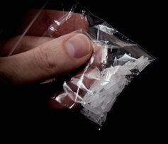 bag of crystal meth