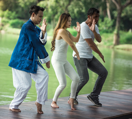 Tai chi exercises can help some people avoid painkillers. 