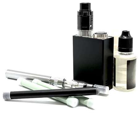 Different vaping accessories. 