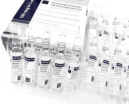 Fentanyl injection capsules